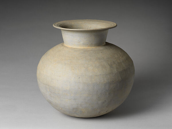 Jar with long neck 긴목항아리 長頸壺, Stoneware, Korea