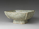 Vessel, Lee Kang-hyo 이강효 李康孝  Korean, Stoneware with white slip, Korea