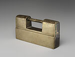Lock with inscription, Copper alloy, Korea