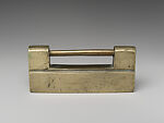 Lock with inscription, Copper alloy, Korea