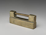 Lock with inscription, Copper alloy, Korea