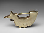 Lock in shape of fish, Copper alloy, Korea