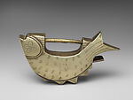 Lock in shape of fish, Copper alloy, Korea