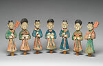 Female figures for a funerary bier