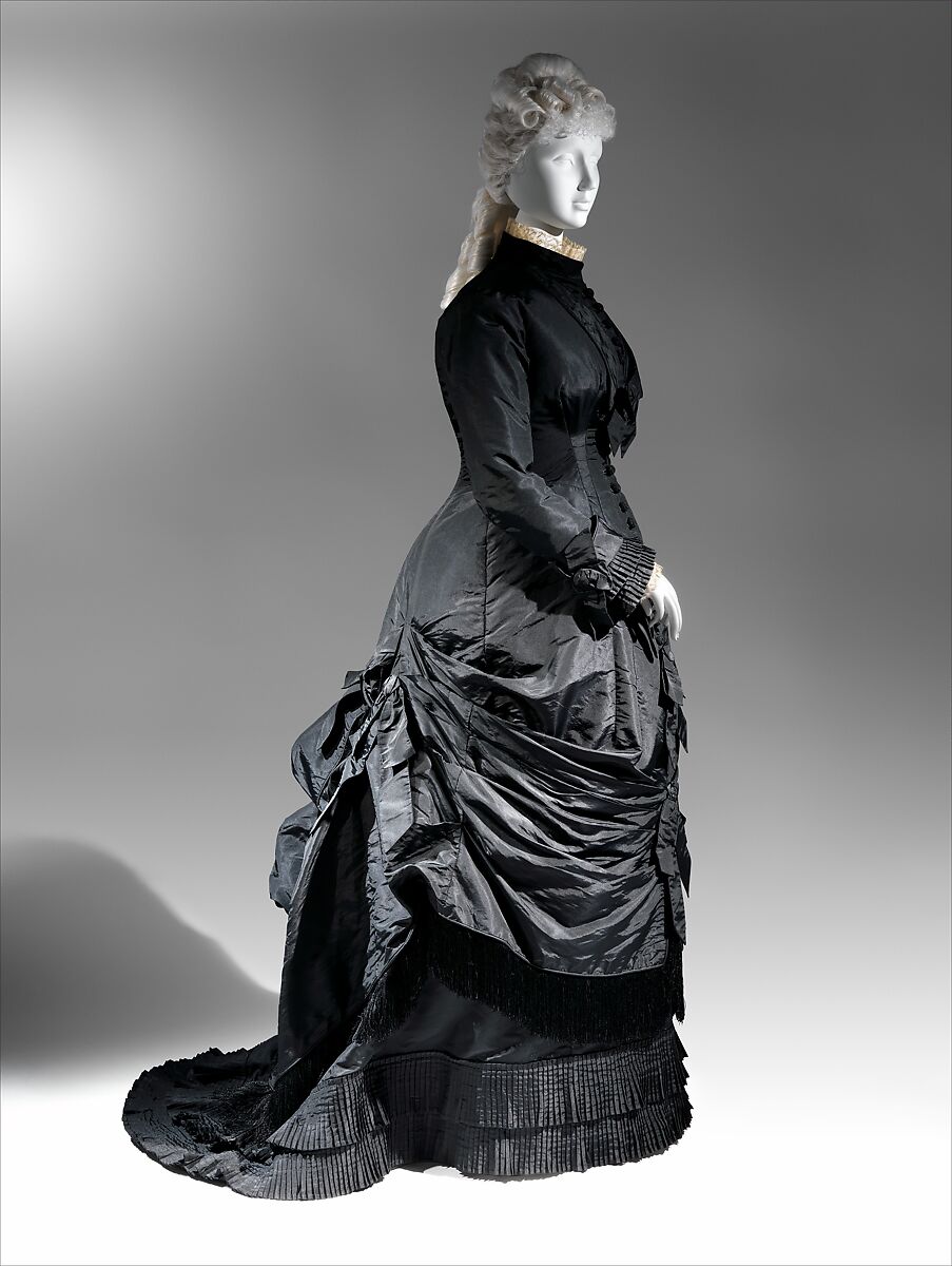 Dress, Textile by James McCreary and Co., N.Y. (American), silk, American 
