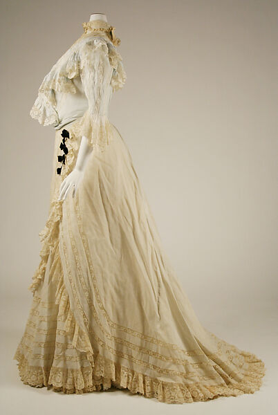 Dress, cotton, American