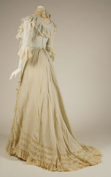 Dress, cotton, American