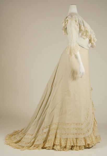 Dress, cotton, American