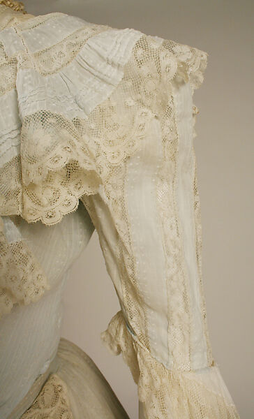 Dress, cotton, American