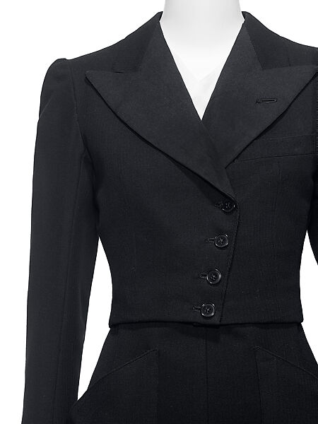 Dinner suit, Man's tail suit originally made by Playdell and Smith (British), wool, British