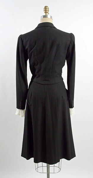 Dinner suit, Man's tail suit originally made by Playdell and Smith (British), wool, British