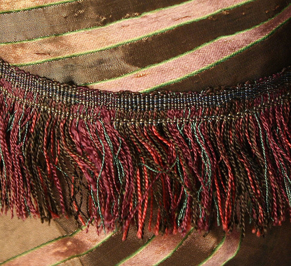 Dress, silk, probably French