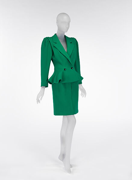 Ensemble, Emanuel Ungaro (French, 1933–2019), cotton, plastic, French