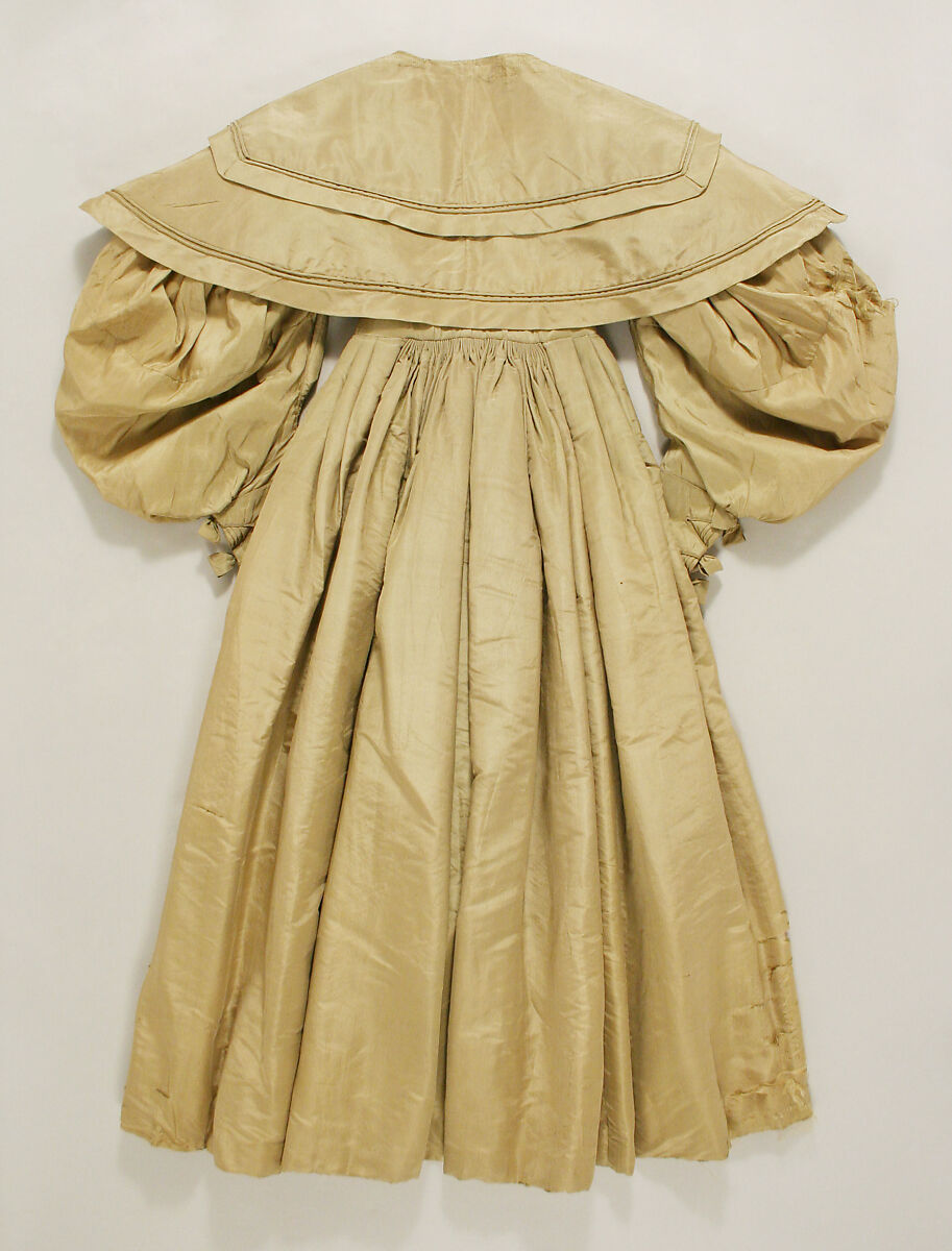 Walking dress, silk, American