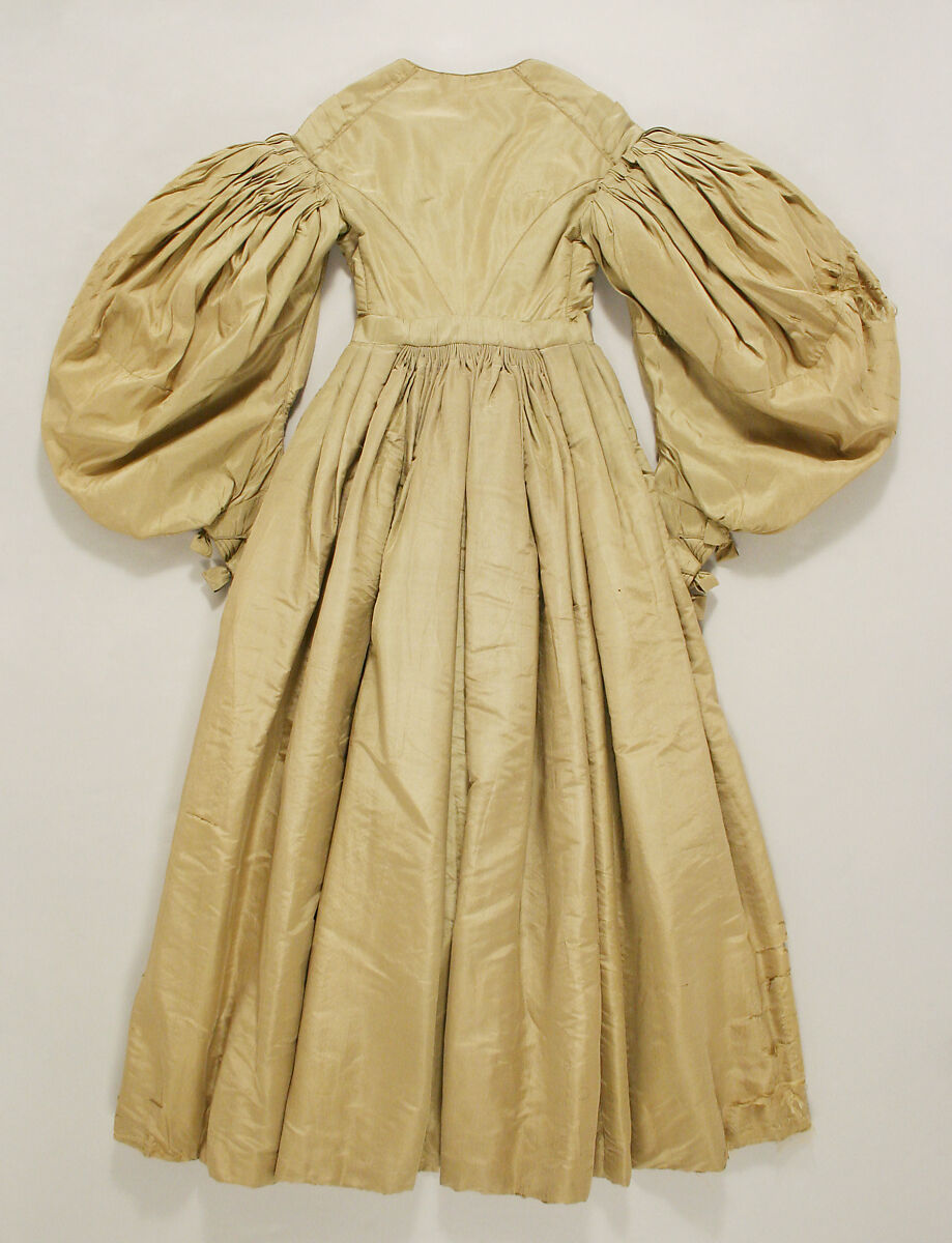Walking dress, silk, American