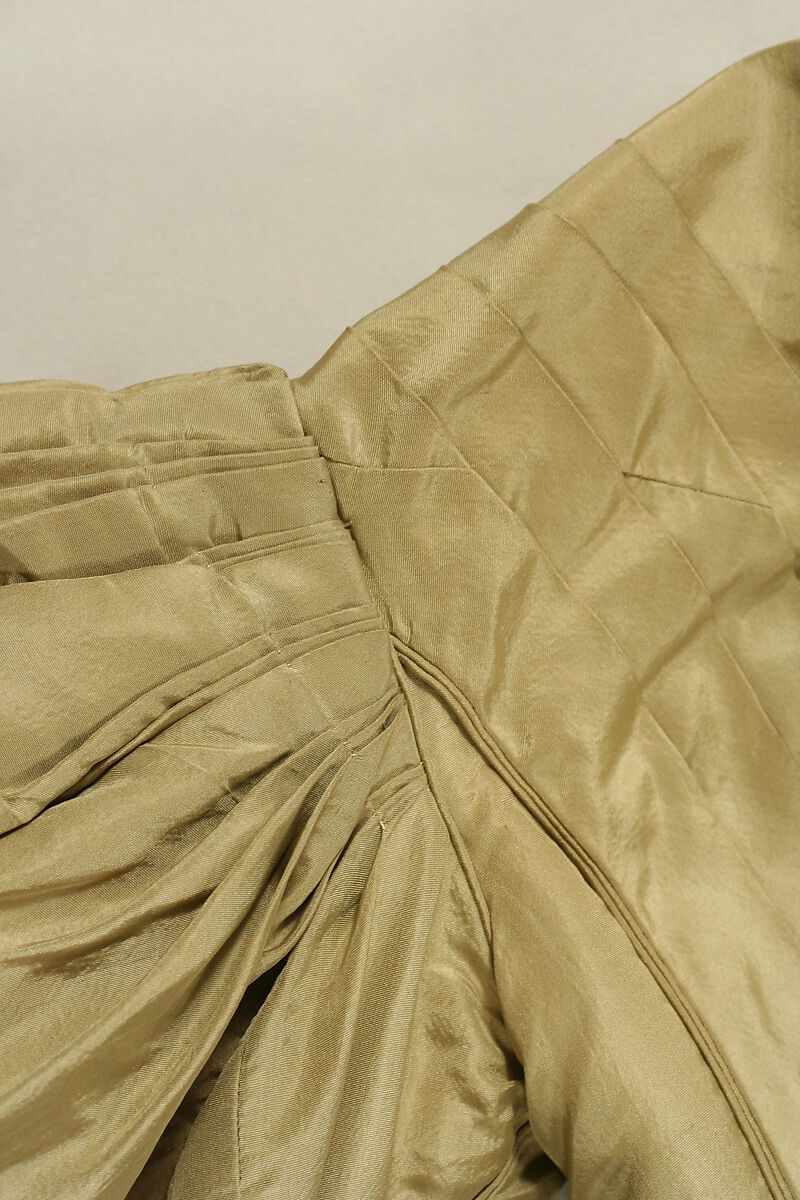 Walking dress, silk, American