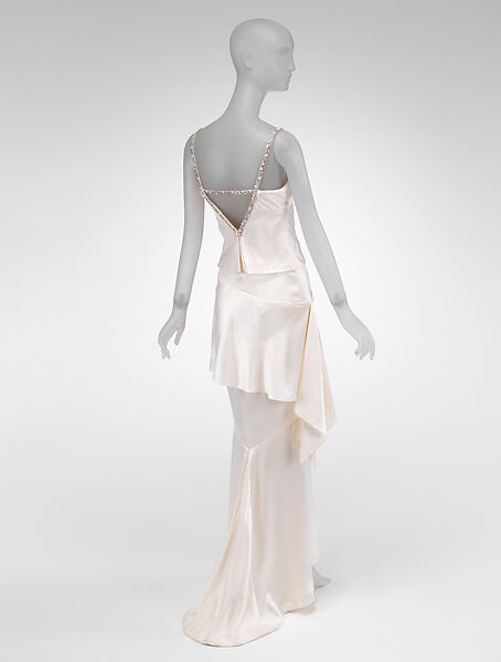 Dress, House of Chanel (French, founded 1910), silk, glass, metal, French