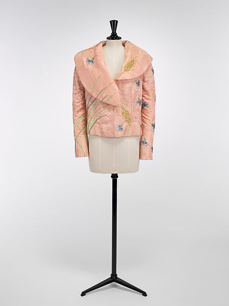 Jacket, House of Dior (French, founded 1946), silk, metal, glass, French 