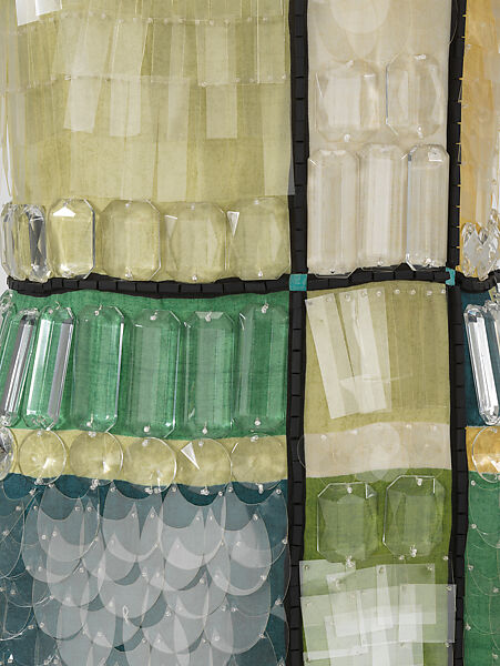 Dress, Prada (Italian, founded 1913), silk, plastic, metal, Italian