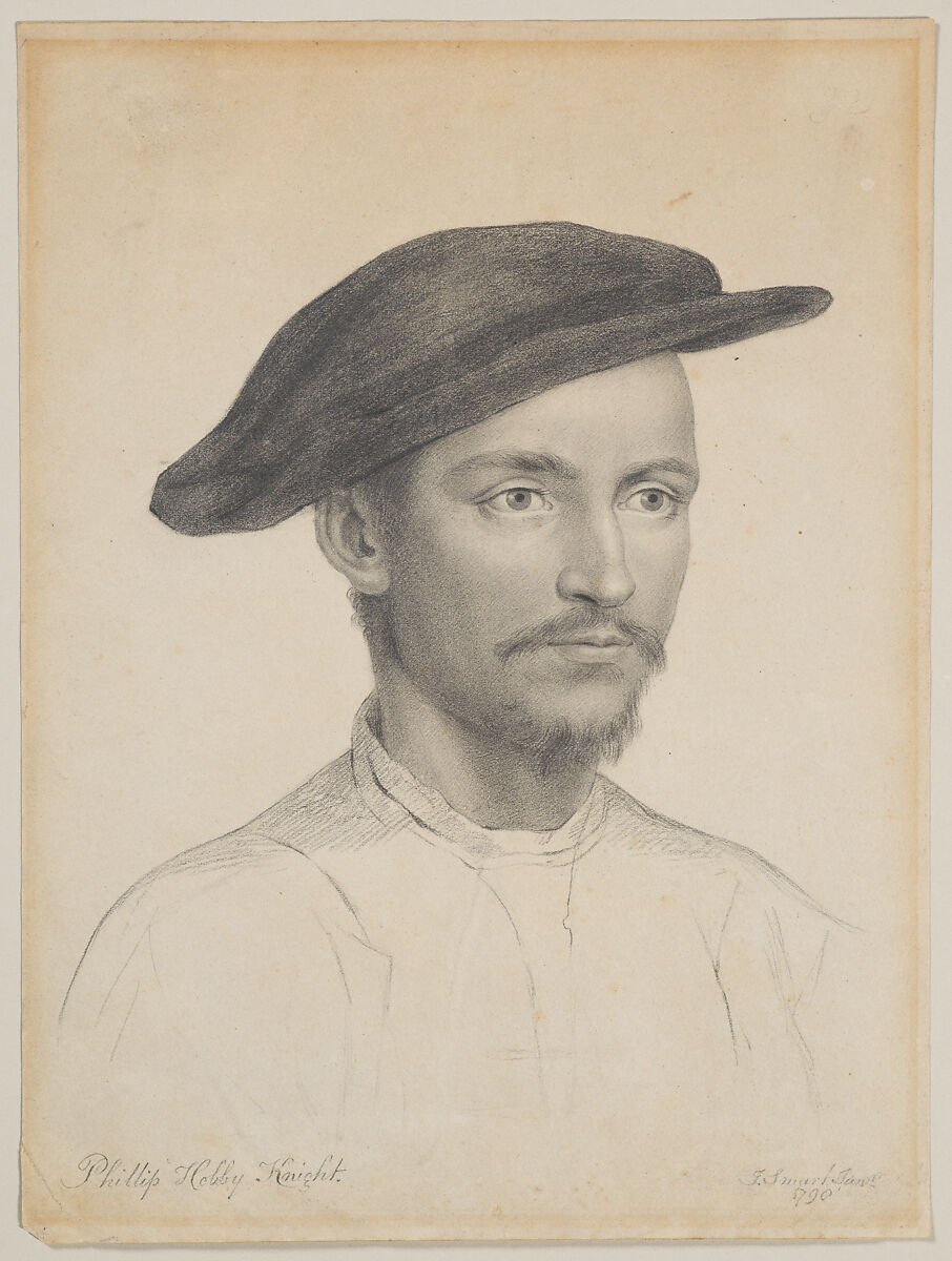 Philip Hobby Knight, after Holbein, John Smart Jr. (British, London 1776–1809 Madras), Graphite 