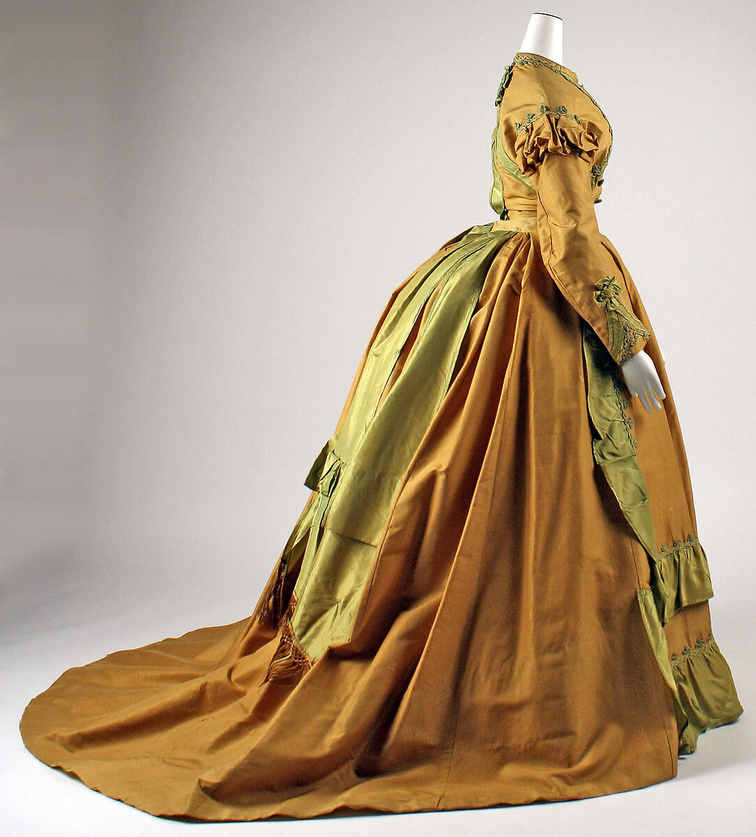 Afternoon dress, silk, French