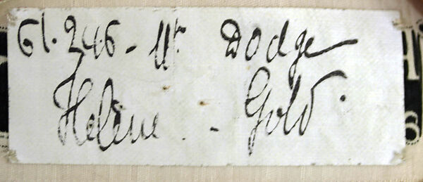 Evening dress, Paul Poiret (French, Paris 1879–1944 Paris), metallic, simulated pearls, French