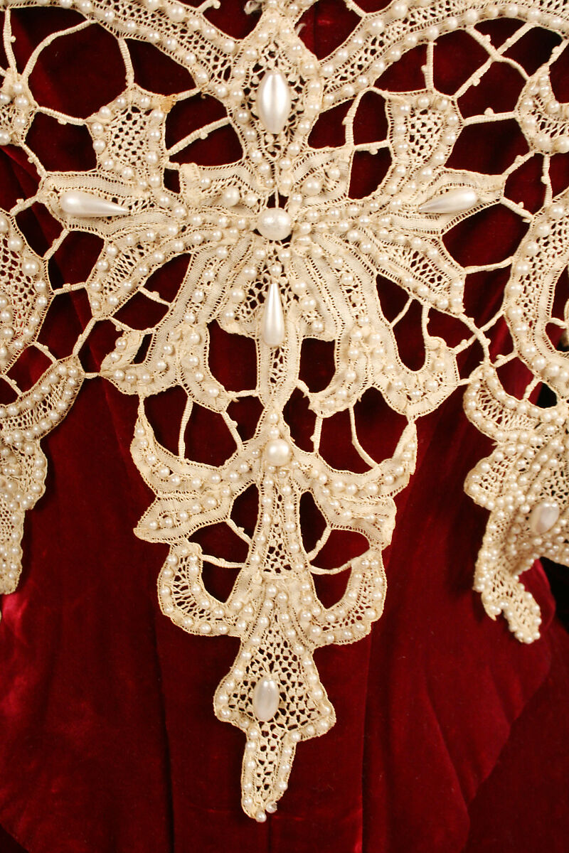 Evening dress, House of Worth (French, 1858–1956), silk, French