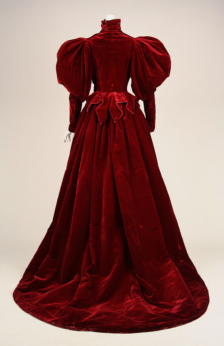 Evening dress, House of Worth (French, 1858–1956), silk, French