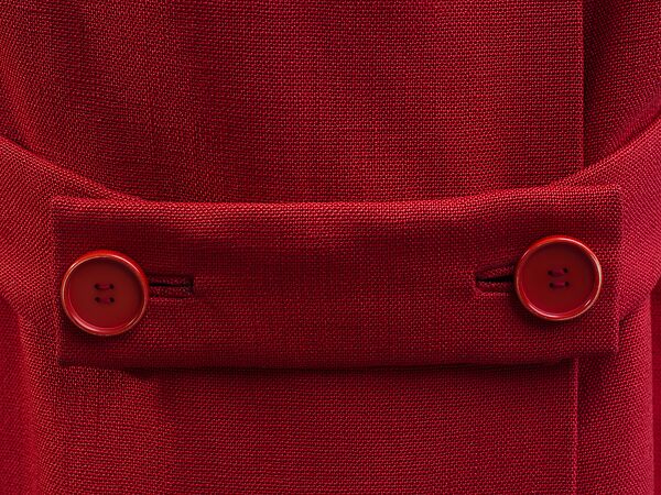 Ensemble, House of Balenciaga (French, founded 1937), rayon, silk,  linen, French