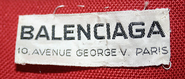 Ensemble, House of Balenciaga (French, founded 1937), rayon, silk,  linen, French