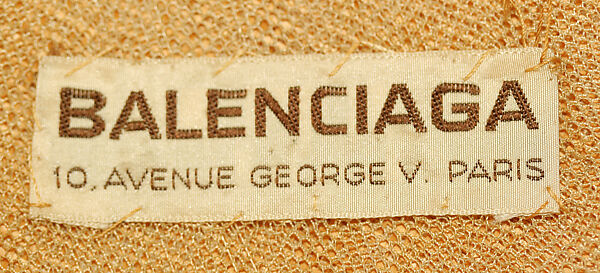 Ensemble, House of Balenciaga (French, founded 1937), rayon, silk,  linen, French