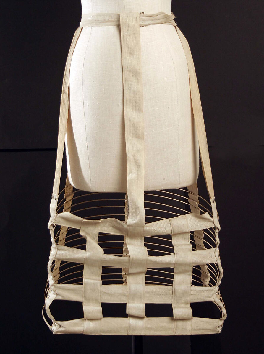 Hoops, cotton, metal, American