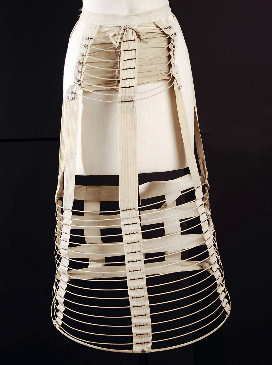 Hoops, cotton, metal, American