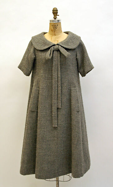 Dress, House of Dior  French, (a) wool<br/>(b) silk, nylon (?), French