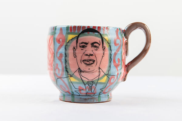 Portrait Cup: Horace Pippin, Roberto Lugo  American, Glazed ceramics