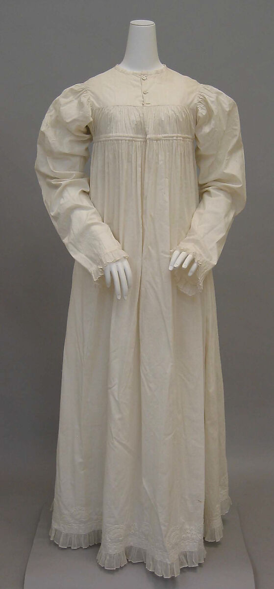 Dress, linen, American 