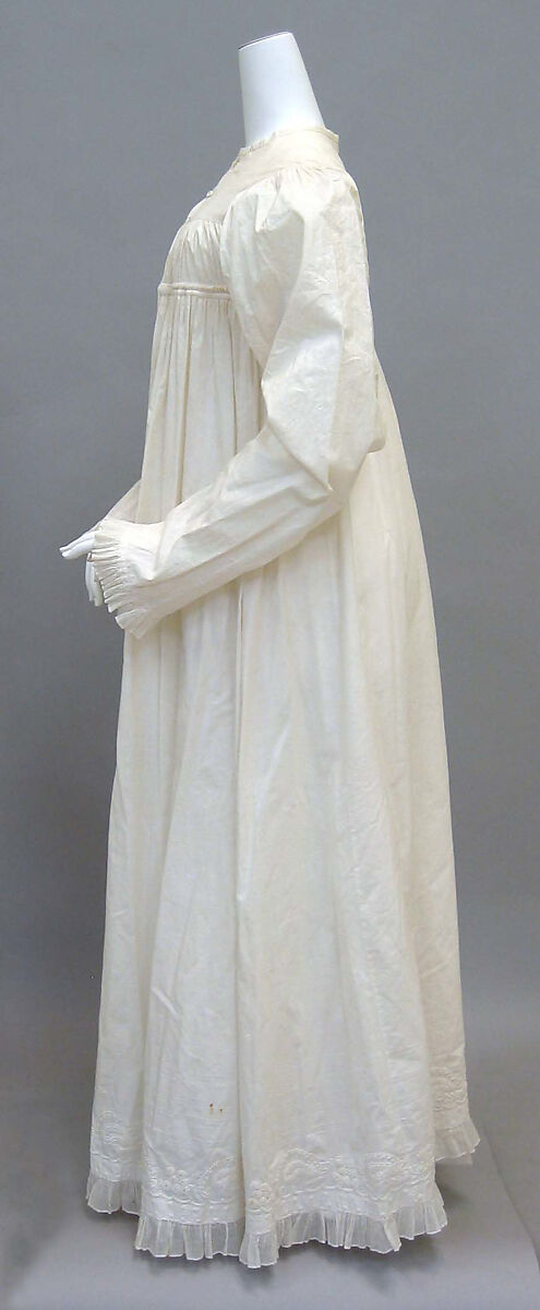 Dress, linen, American