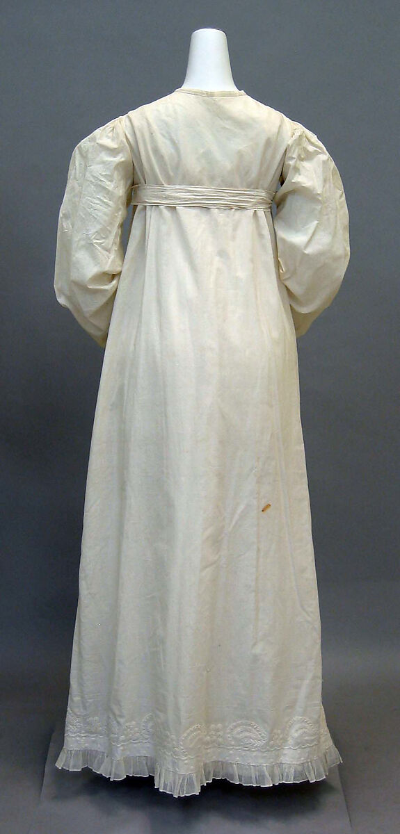 Dress, linen, American