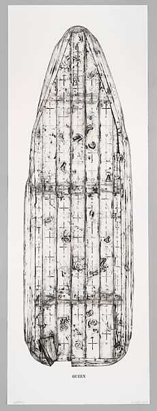 Five Beauties Rising, Willie Cole (American, born Newark, New Jersey, 1955), Suite of five prints; intaglio and relief