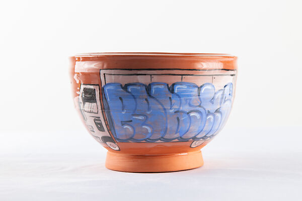 Grafitti Truck Bowl 1, Roberto Lugo (American, born Philadelphia 1981), Glazed ceramic