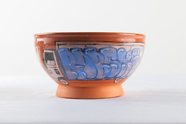 Grafitti Truck Bowl 2, Roberto Lugo  American, Glazed ceramic