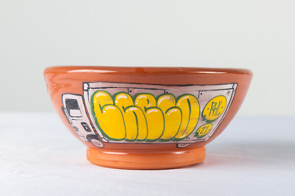 Grafitti Truck Bowl 3, Roberto Lugo (American, born Philadelphia 1981), Glazed ceramic