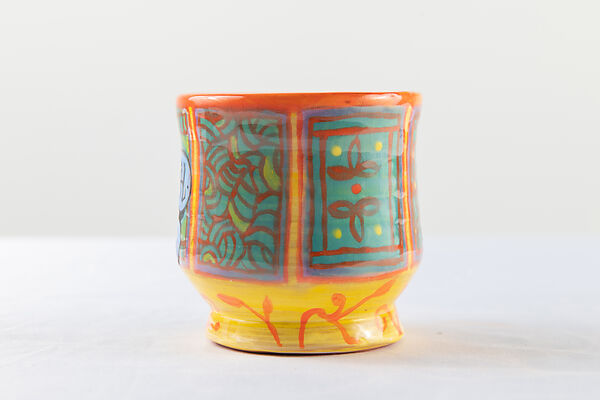 Grafitti Cup 2, Roberto Lugo (American, born Philadelphia 1981), Glazed ceramic