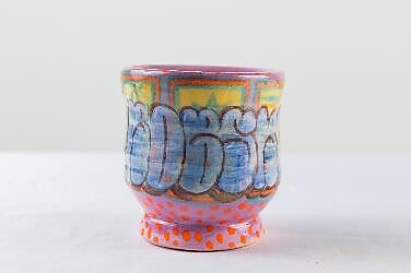 Grafitti Cup 4, Roberto Lugo (American, born Philadelphia 1981), Glazed ceramic, American