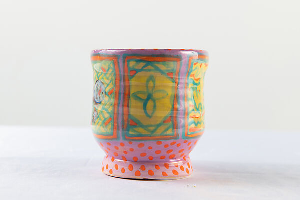 Grafitti Cup 4, Roberto Lugo (American, born Philadelphia 1981), Glazed ceramic