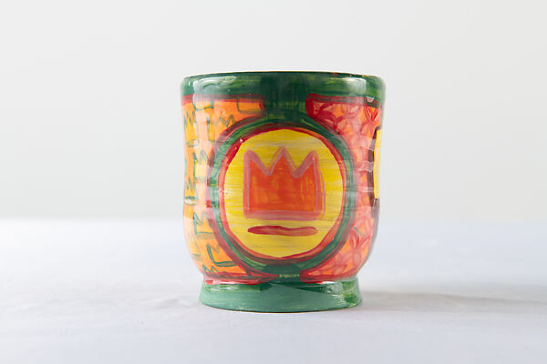Grafitti Cup 5, Roberto Lugo (American, born Philadelphia 1981), Glazed ceramic