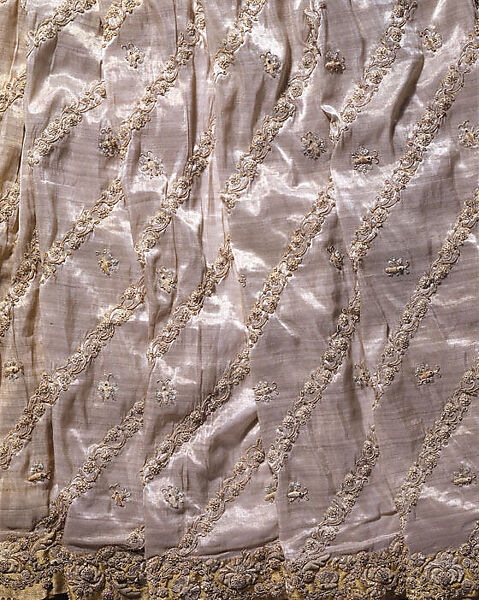 Sari, Silk, metallic threads, India