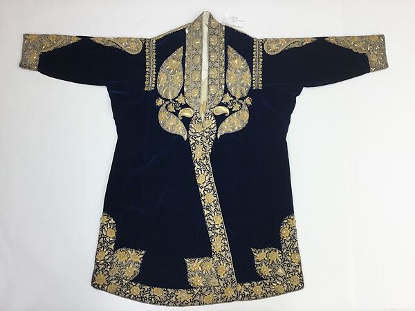 Wedding Coat, Silk, metal wrapped threads, sequins; embroidered