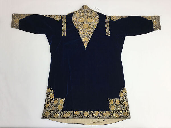 Wedding Coat, Silk, metal wrapped threads, sequins; embroidered