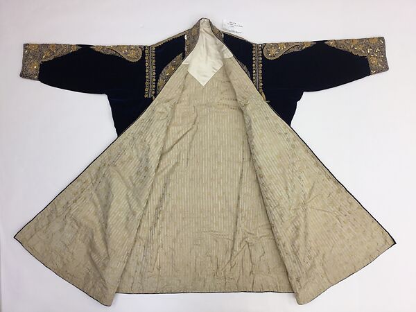 Wedding Coat, Silk, metal wrapped threads, sequins; embroidered